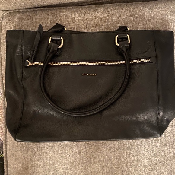 Like new cole Haan leather tote - Picture 1 of 2